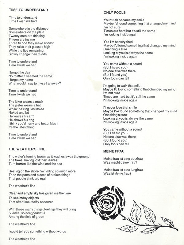 Angst (2) : Cry For Happy (LP, Album)
