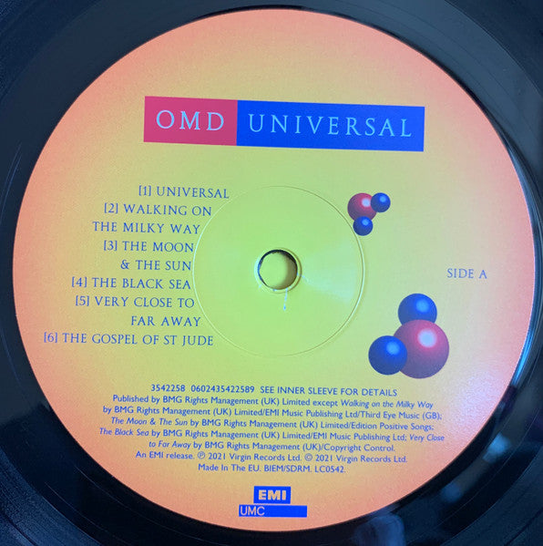 Orchestral Manoeuvres In The Dark : Universal (LP, Album, RE, RM)