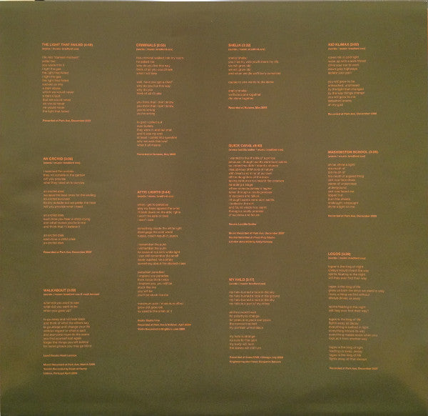 Atlas Sound : Logos (LP, Album)