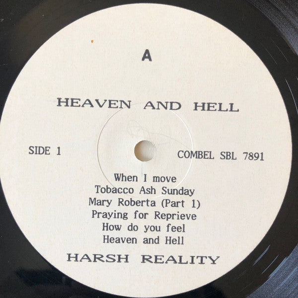 Harsh Reality (4) : Heaven And Hell (LP, Album, RE, Unofficial)