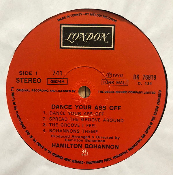 Hamilton Bohannon : Dance Your Ass Off (LP, Album)