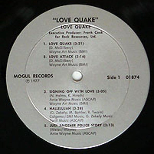 Lovequake : Love Quake (LP, Album)