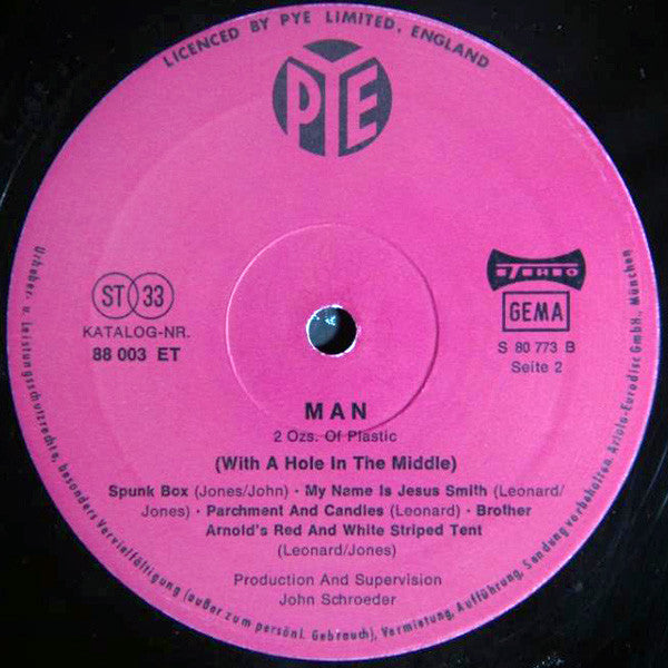 Man : 2 Ozs. Of Plastic With A Hole In The Middle (LP, Album, RE)