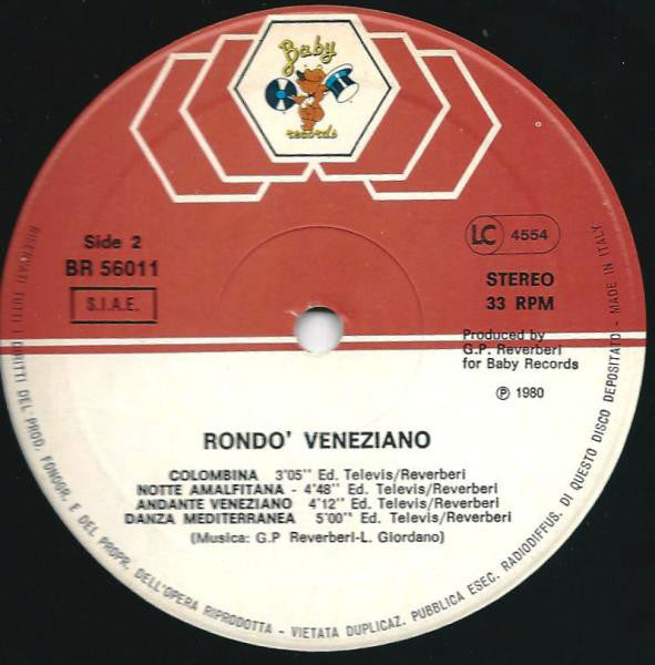 Rondo' Veneziano* : Rondo' Veneziano (LP, Album)