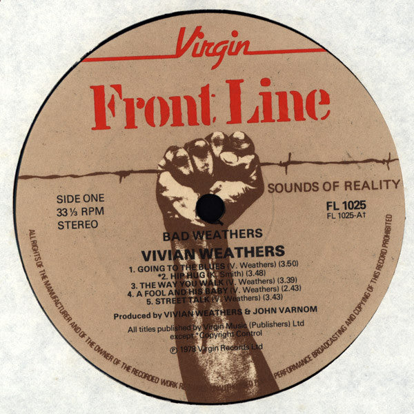Vivian Weathers : Bad Weathers (LP, Album)
