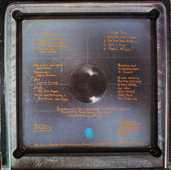 Dave Mason : Dave Mason Is Alive! (LP, Album)
