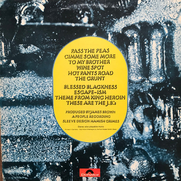 The J.B.'s : Pass The Peas (LP, Album)