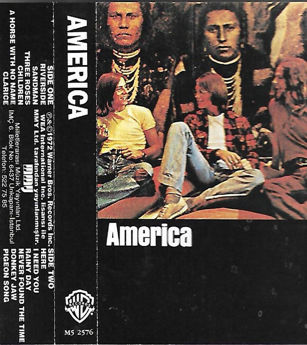 America (2) : America (Cass, Album, RE)