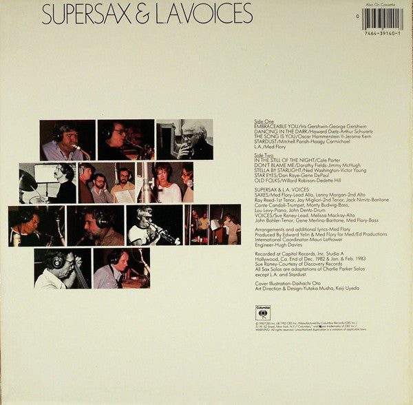 Supersax & L. A. Voices : Supersax & L.A. Voices (LP, Album)