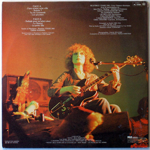 "Mama" Béa Tékielski* : Pour Un Bébé-Robot ... (LP, Album)