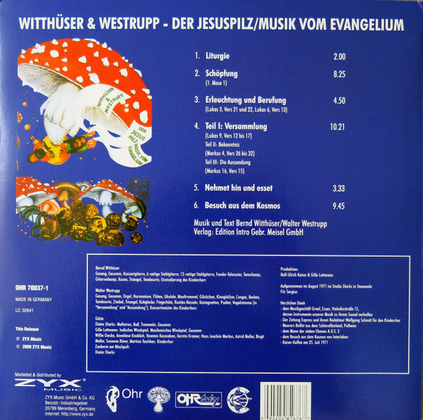 Witthüser & Westrupp : Der Jesuspilz / Musik Vom Evangelium (LP, Album, RE)