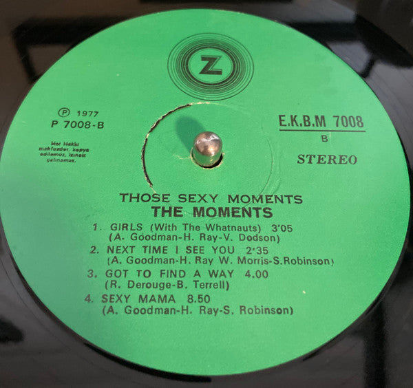 The Moments : Those Sexy Moments (LP, Comp)