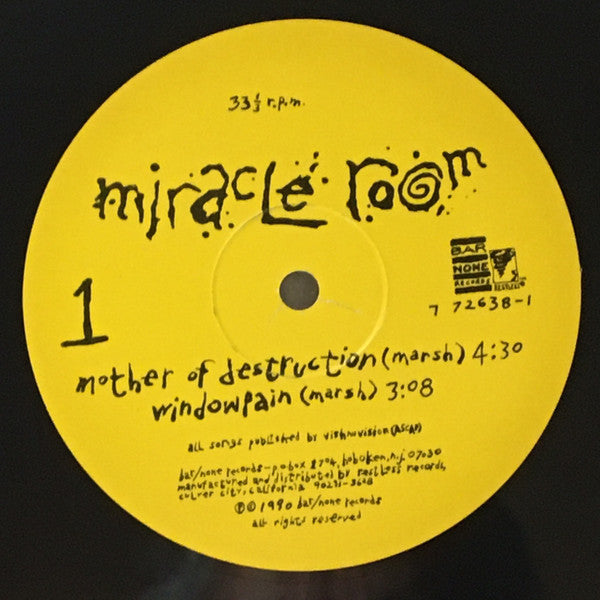 Miracle Room : Miracle Room (12")