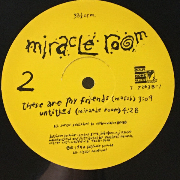 Miracle Room : Miracle Room (12")