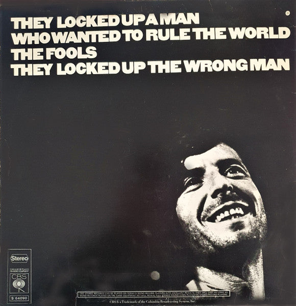 Leonard Cohen : Songs Of Love And Hate (LP, Album)