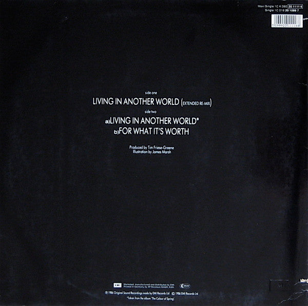 Talk Talk : Living In Another World (12", Maxi)