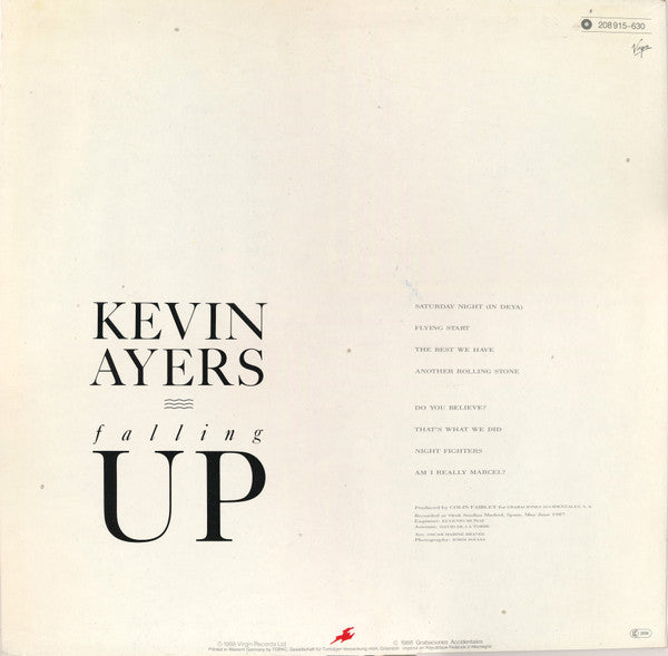 Kevin Ayers : Falling Up (LP, Album)