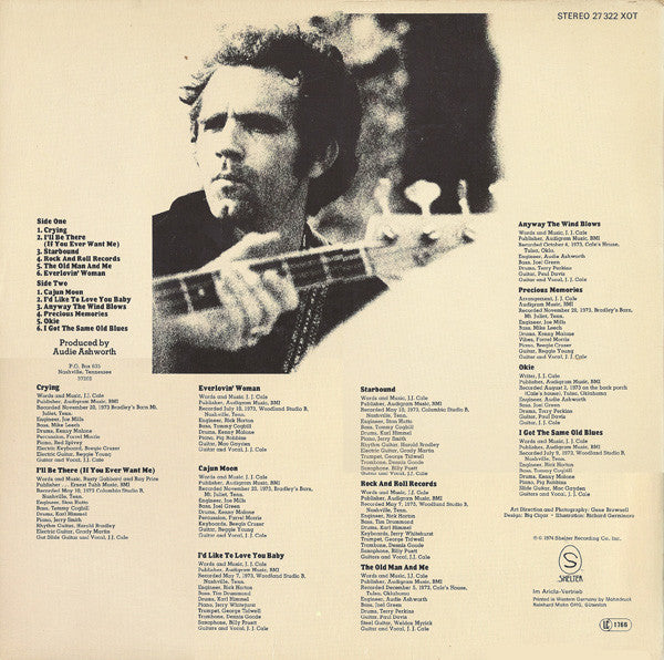 J.J. Cale : Okie (LP, Album, RE)