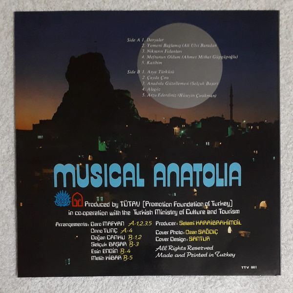 Various : Musical Anatolia (LP, Comp)