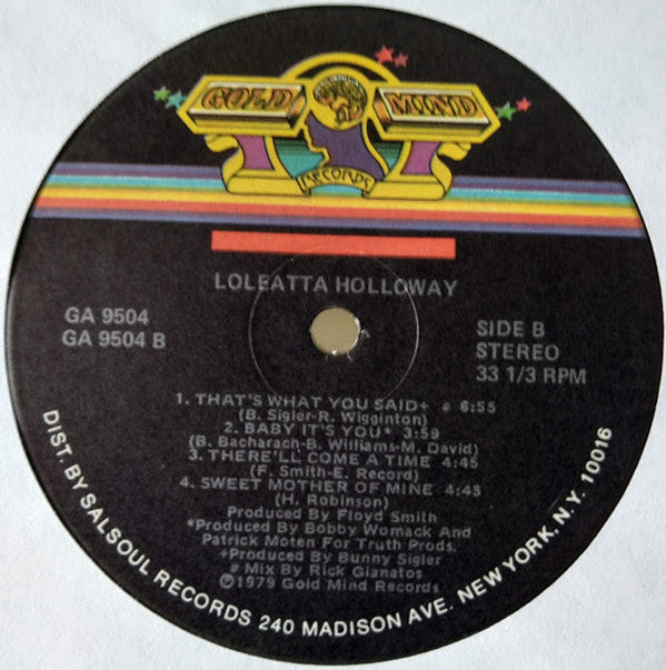 Loleatta Holloway : Loleatta Holloway (LP, Album, Ind)