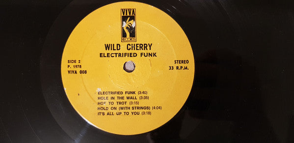 Wild Cherry : Electrified Funk (LP, Album)