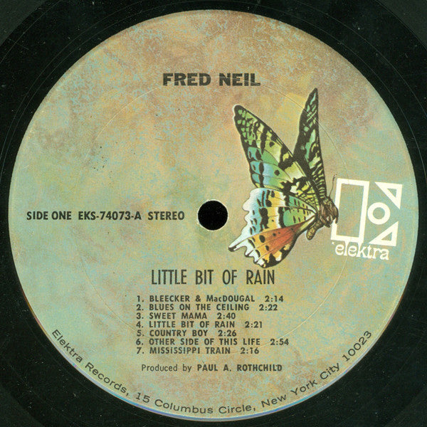 Fred Neil : Little Bit Of Rain (LP, Album, RE, Ter)