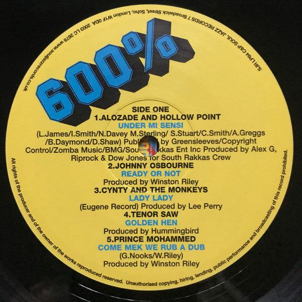 Various : 600% Dynamite! (2xLP, Comp)