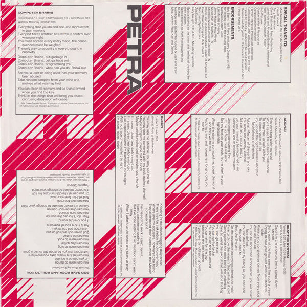 Petra (9) : Beat The System (LP, Album)