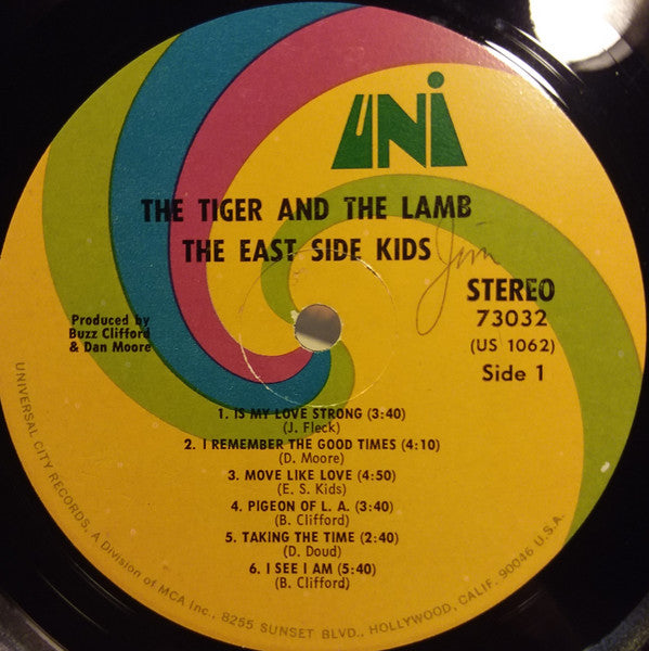 East Side Kids : The Tiger And The Lamb (LP, Album)