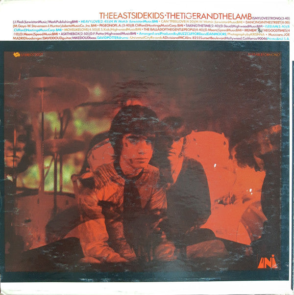 East Side Kids : The Tiger And The Lamb (LP, Album)