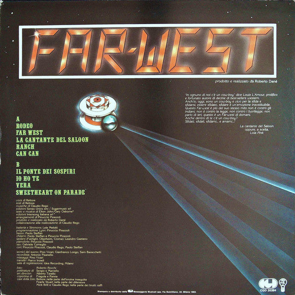 Rettore : Far West (LP, Album)