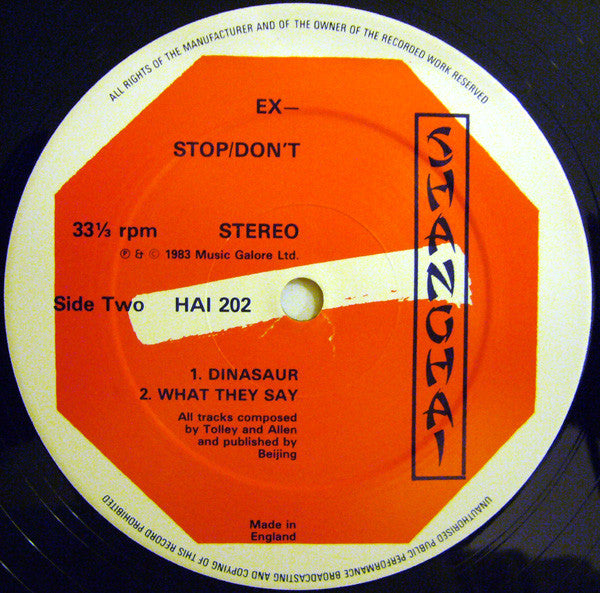 EX- : Stop/Don't (12", Album)