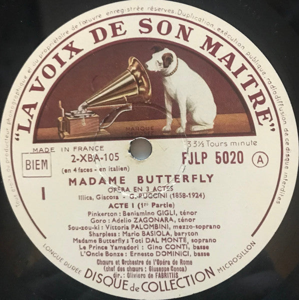Giacomo Puccini : Madame Butterfly (2xLP + Box, Album)