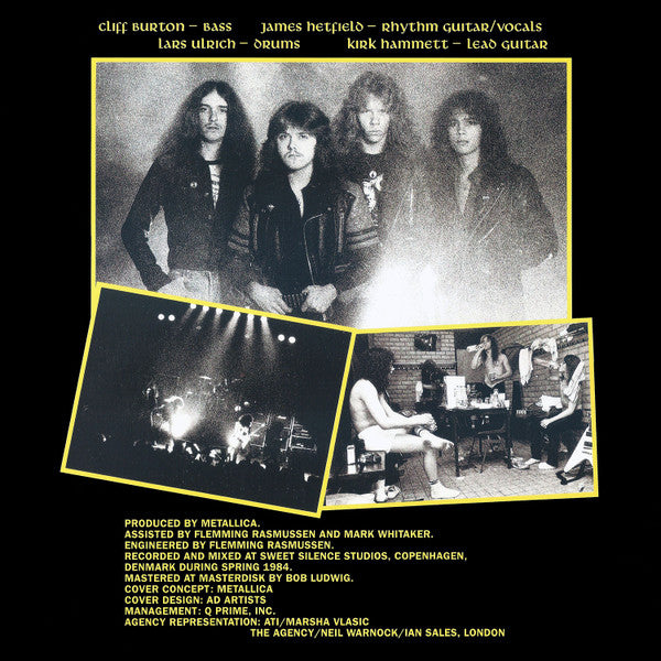 Metallica : Ride The Lightning (2x12", Album, RE, RM, 180)