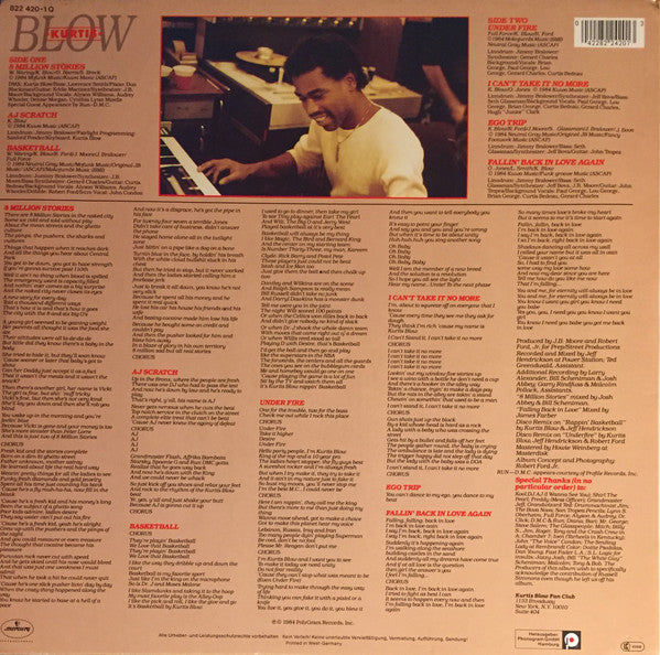 Kurtis Blow : Ego Trip (LP, Album)