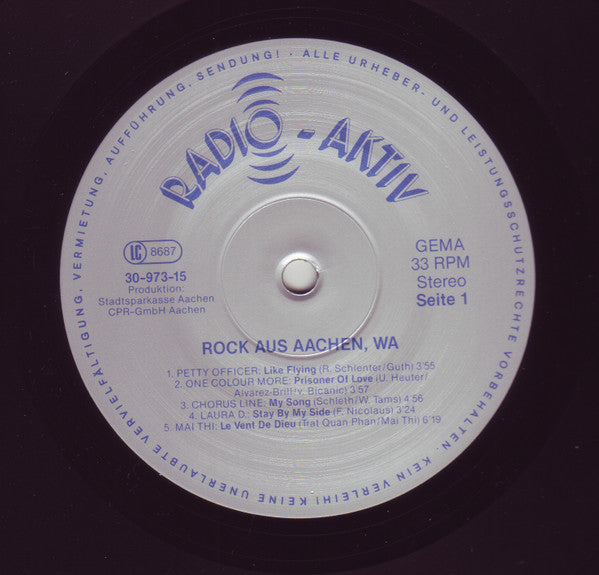 Various : Rock Aus Aachen, Wa (LP, Comp)