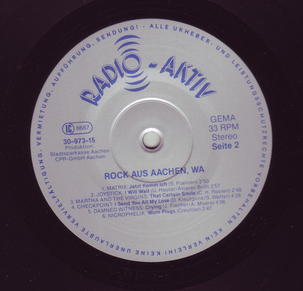 Various : Rock Aus Aachen, Wa (LP, Comp)