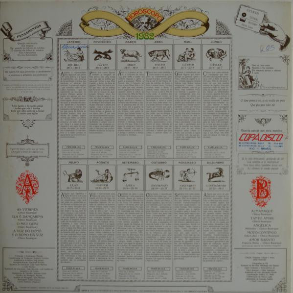 Chico Buarque : Almanaque (LP, Album)