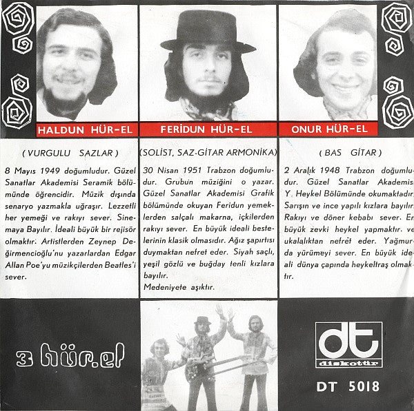3 Hür-El : Gurbet Türküsü / Diday-Dom (7", Single)