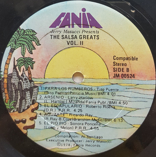 Jerry Masucci Presents Various : Salsa Greats Vol. 2 (LP, Comp)