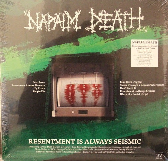 Napalm Death : Resentment Is Always Seismic – A Final Throw Of Throes (12", MiniAlbum)