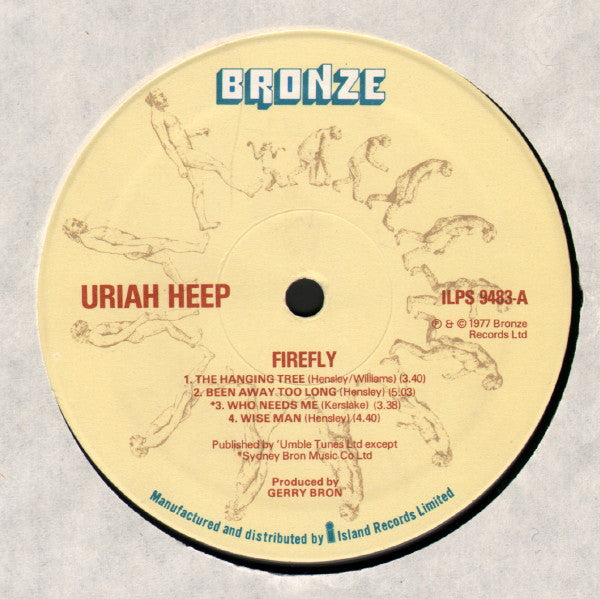 Uriah Heep : Firefly (LP, Album, Gat)