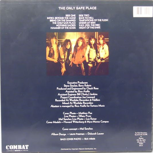 Abattoir : The Only Safe Place (LP, Album)