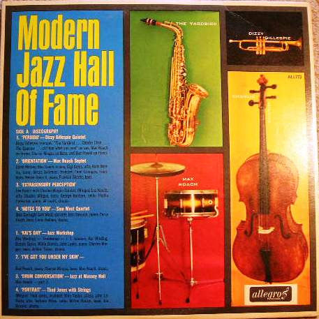 Various : Modern Jazz Hall Of Fame (LP, Comp)