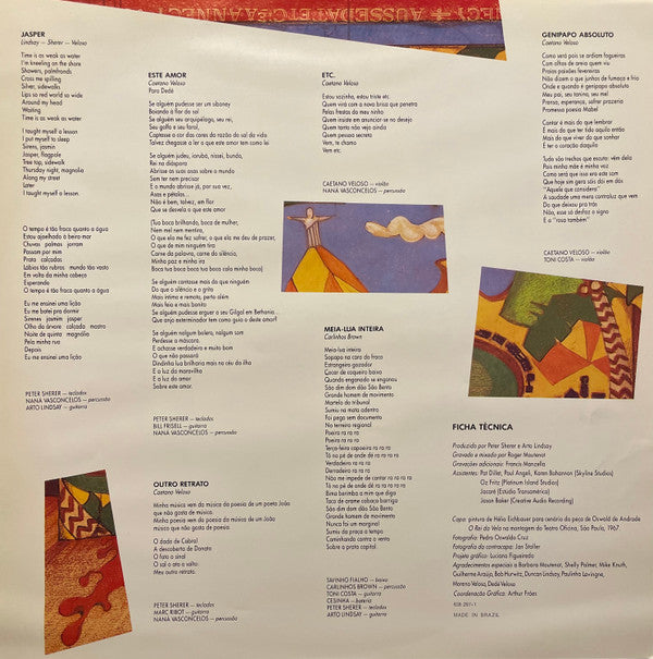Caetano Veloso : Estrangeiro (LP, Album)
