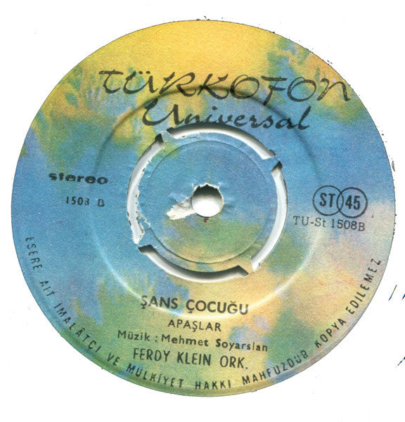 Cem Karaca Ve Apaşlar : Resimdeki Gözyaşları / Şans Çocuğu (7", Single)