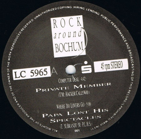 Various : Rock Around Bochum (12", Comp)