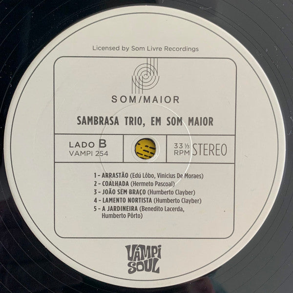 Sambrasa Trio : Em Som Maior (LP, Album, RE)