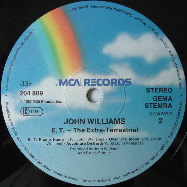 John Williams (4) : E.T. The Extra-Terrestrial (Music From The Original Motion Picture Soundtrack) (LP, Album)