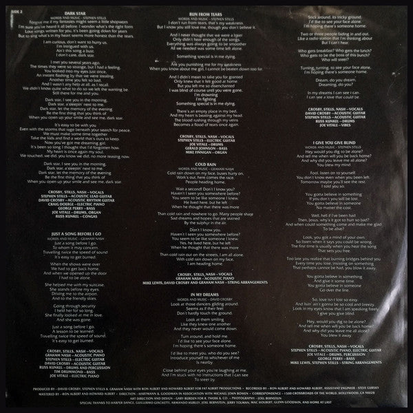 Crosby, Stills & Nash : CSN (LP, Album, Tex)